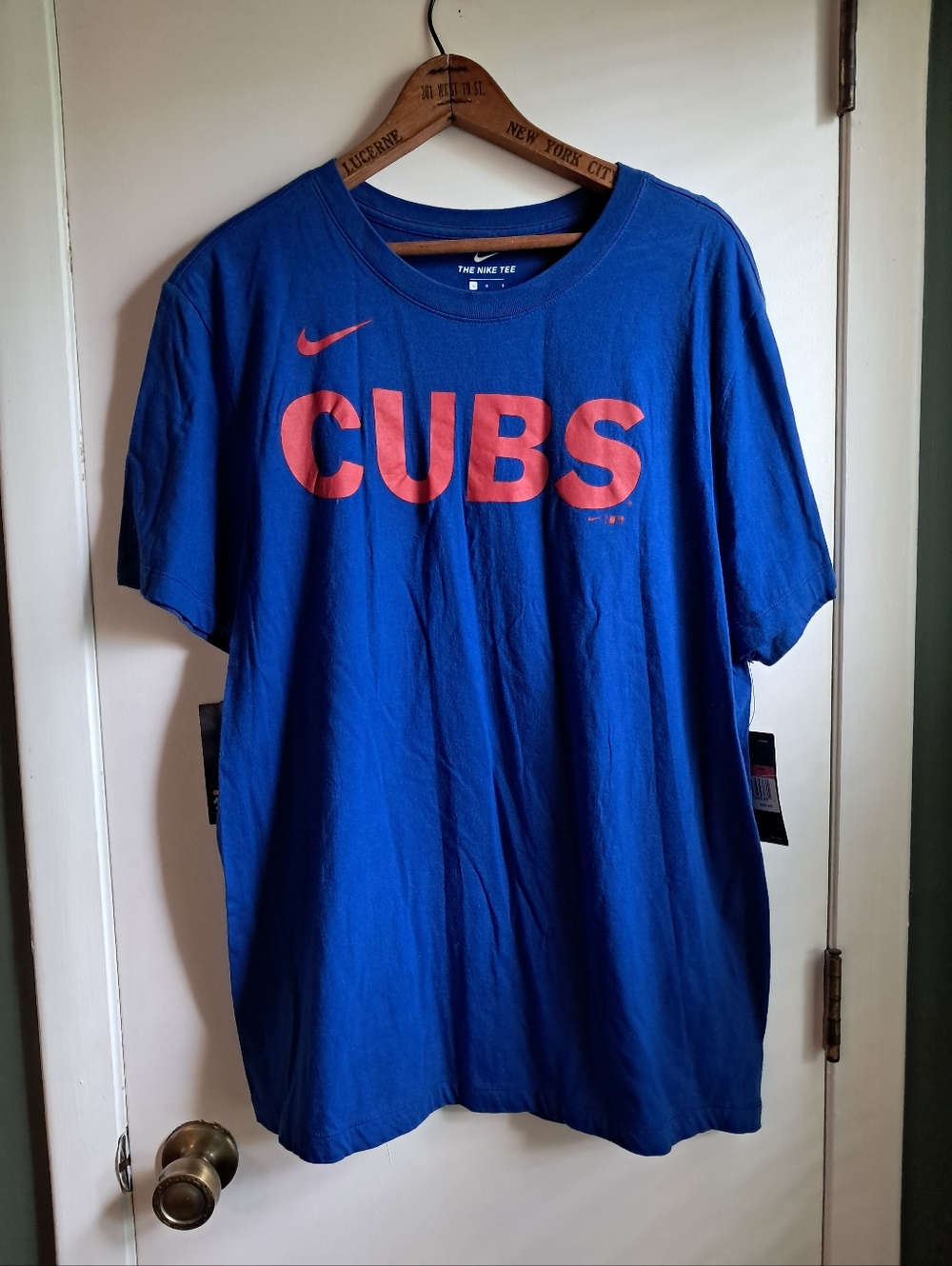 NWT Nike MLB Blue Chicago Cubs Short-Sleeve Tee Large